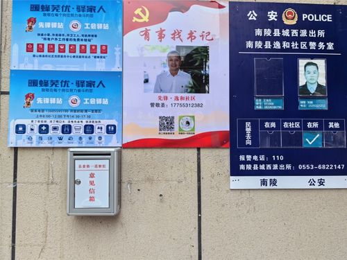 南陵县籍山镇逸和社区 有事找书记，架起党群连心桥